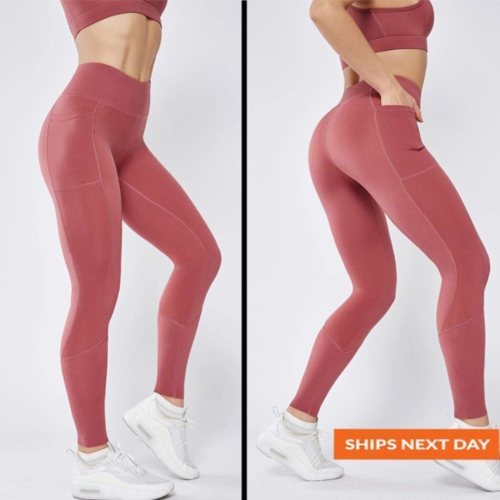 Side Pocket High-Rise Four-Way Stretch Legging - Pet Hair Resistant